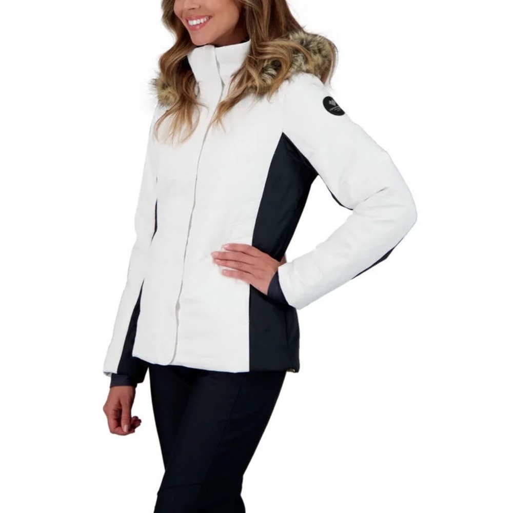 🖤  Obermeyer White Black Tuscany II 2 Jacket -
Size 2